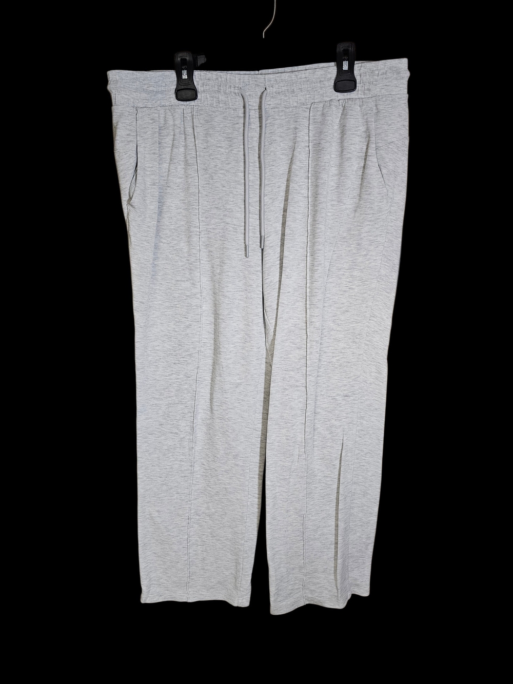 Danskin Light Gray Women's Wide Leg Drawstring Pants